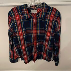 Multi-Colored Slim Fit Flannel